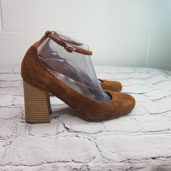 Jeffrey Campbell x Free People Delta ankle strap suede heels - Picture 3 of 11